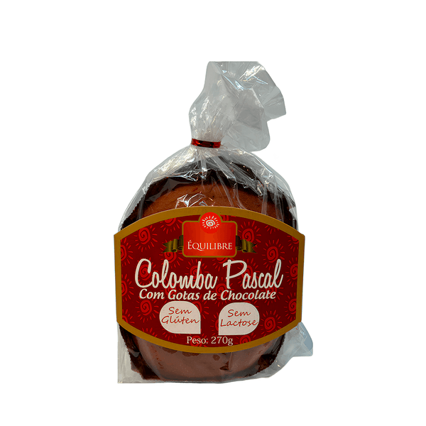 Colomba Sem Glúten Gotas de Chocolate Équilibre - 270g