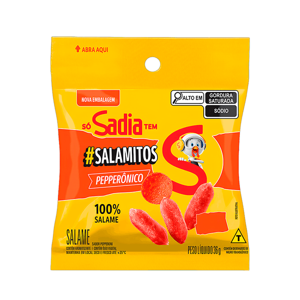 Salamitos Pepperônico Sadia – 36g
