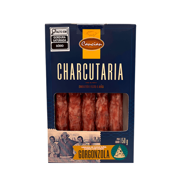 Linguiça Curada Gorgonzola Cancian – 150g