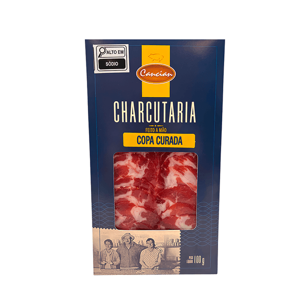 Copa Suína Curada Fatiada Cancian – 100g