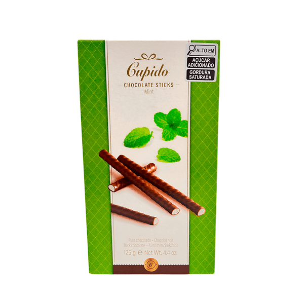 Palitos de Chocolate Sabor Menta Cupido – 125g
