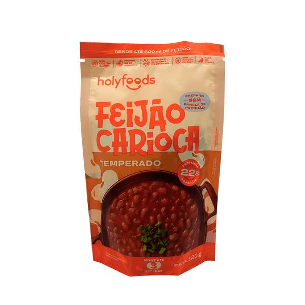 Feijão Carioca Temperado Holyfods – 22g
