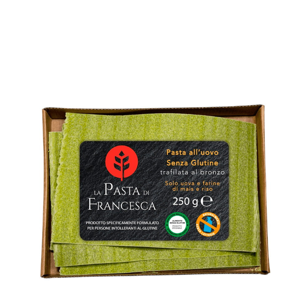 Macarrão La Pasta Di Francesca Lasagne Verde Sem Glúten - 250g