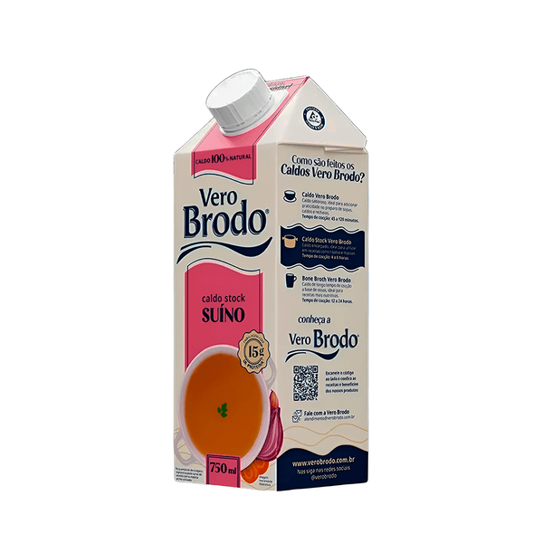 Caldo Stock Carne Suína Vero Brodo – 750ml