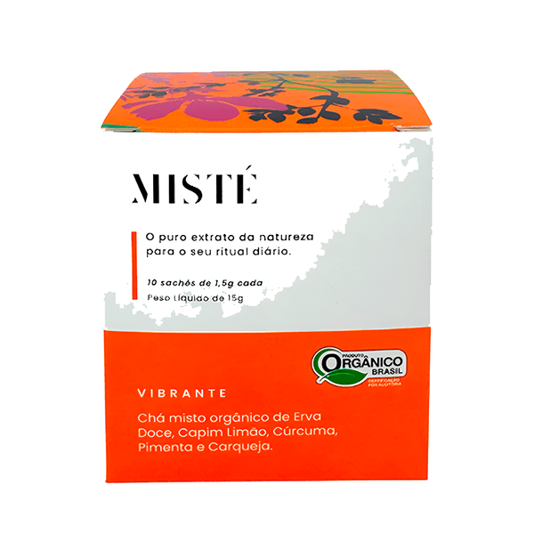 Chá Misto Orgânico Vibrante Misté – 10 sachês