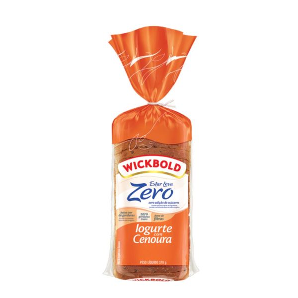Pão de Forma Light Iogurte com Cenoura Wickbold – 300g