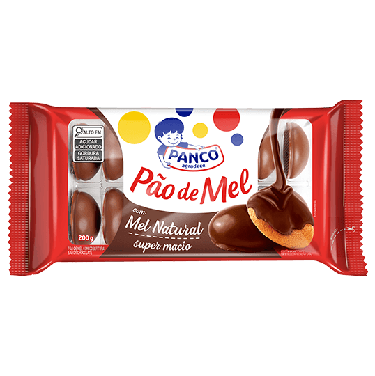 Pão de Mel Com Cobertura de Chocolate Panco – 200g