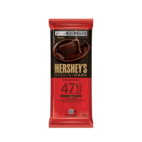 Chocolate Special Dark 47% Cacau com Avelã Hershey's – 80g