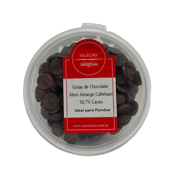 Chocolate Meio Amargo em Gotas 50,7% Callebaut – 200g