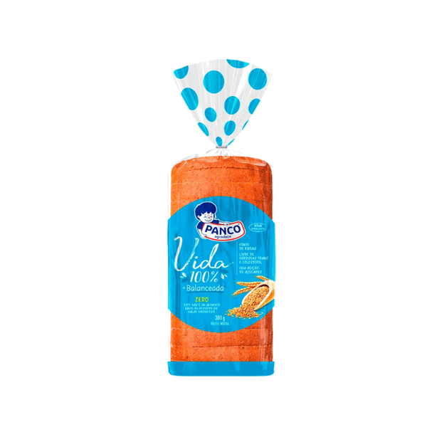 Pão de Forma Integral Sem Açúcar Panco – 380g