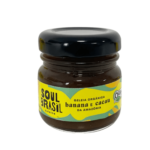 Mini Geleia Orgânica Banana e Cacau Sem Glúten Soul – 40g