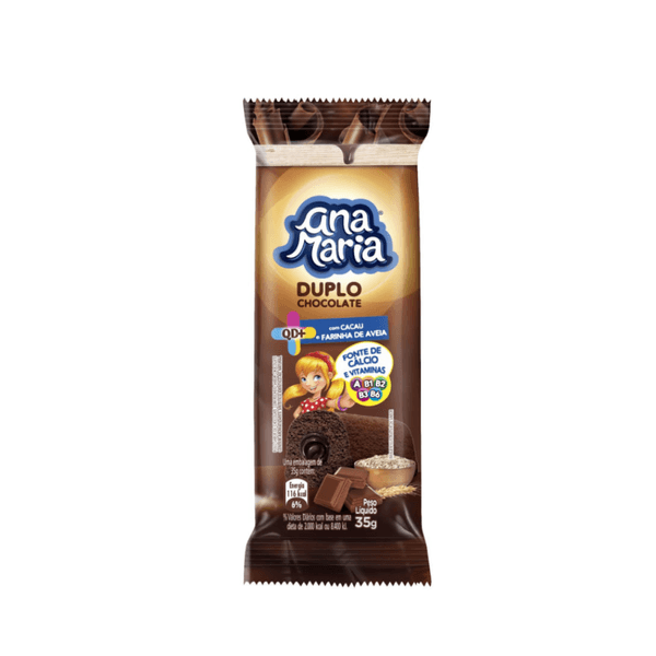 Mini Bolo Duplo Chocolate Ana Maria – 35g