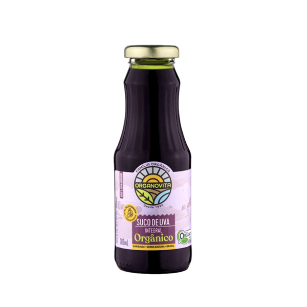 Suco de Uva Orgânico Integral Organovita - 300ml