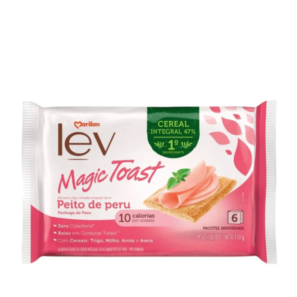 Torrada Lev Magic Toast Peito de Peru Marilan - 110g
