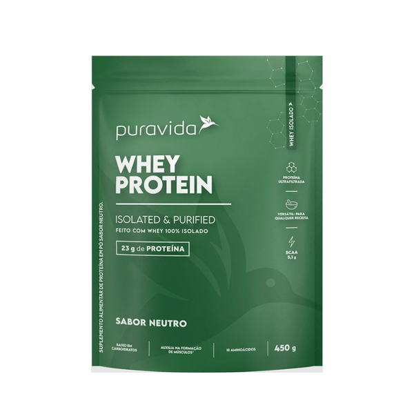 Suplemento Alimentar Isolado Neutro Pura Vida – 450g