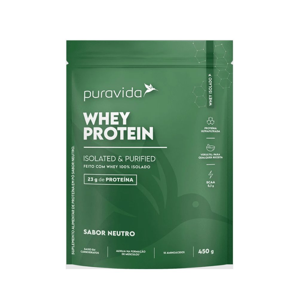 Suplemento Alimentar Isolado Neutro Pura Vida – 450g