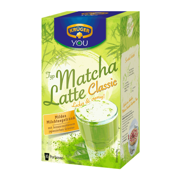 Chá Matcha Latte Instantâneo Krüger – 250g