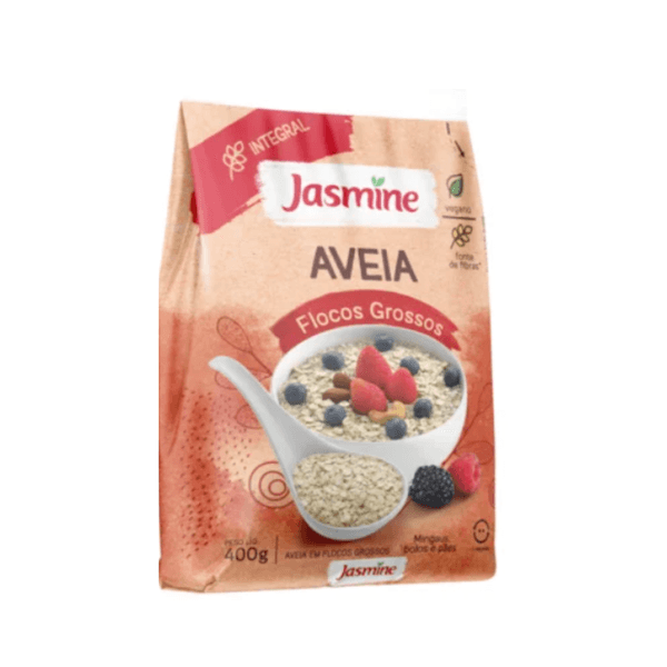 Aveia Integral Flocos Grossos Jasmine – 400g