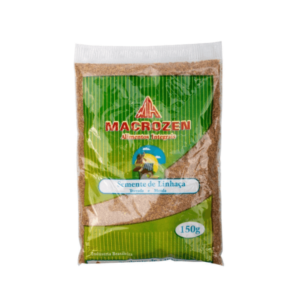 Linhaça Marrom Torrada e Moída Macrozen – 150g