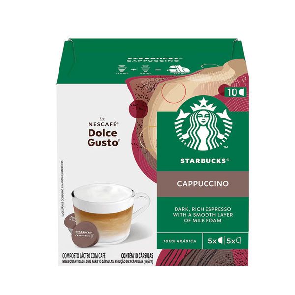 Dolce Gusto Cappuccino Starbucks – 10 Cápsulas