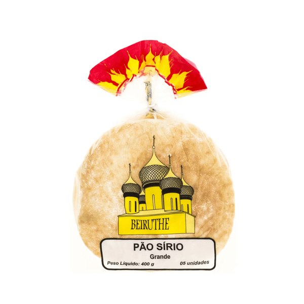 Pão Sírio Beiruthe Grande – 400g