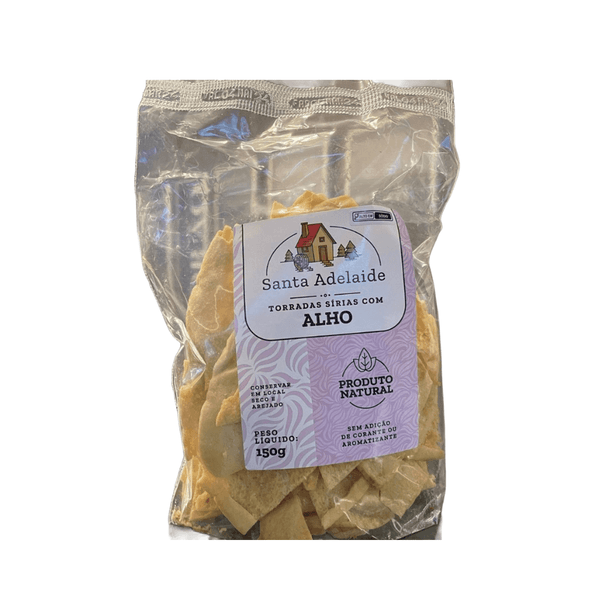 Torradas Sírias Santa Adelaide Sabor Alho - 150g