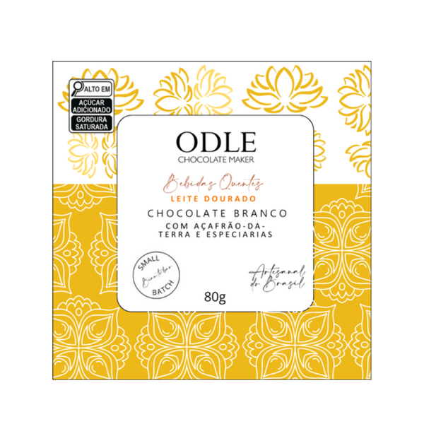 Chocolate Branco 33% com Açafrão-da-Terra Odle – 80g
