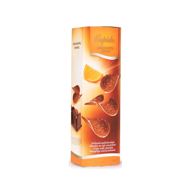 Folha Chocolate Laranja Crocante Cupido – 125g