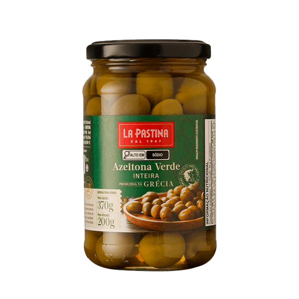 Azeitona Verde Grega La Pastina – 370g