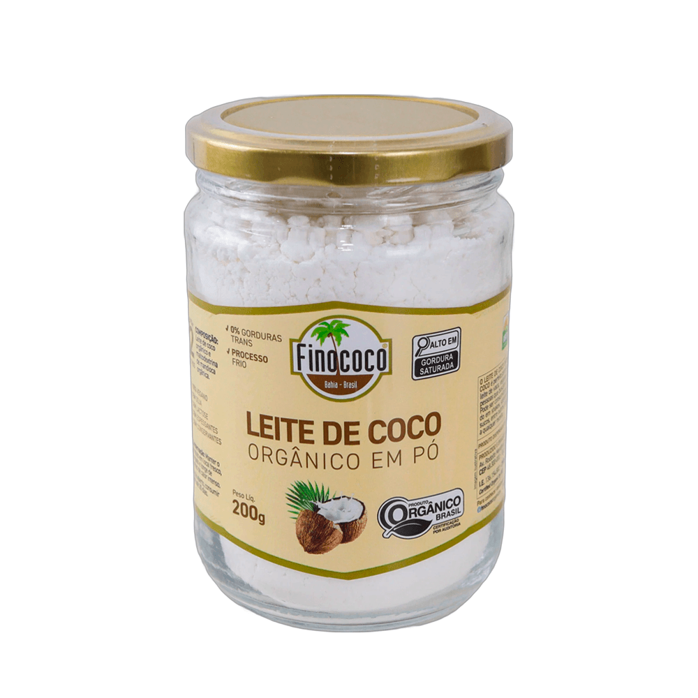 Leite de Coco em Pó Orgânico Finococo – 200g