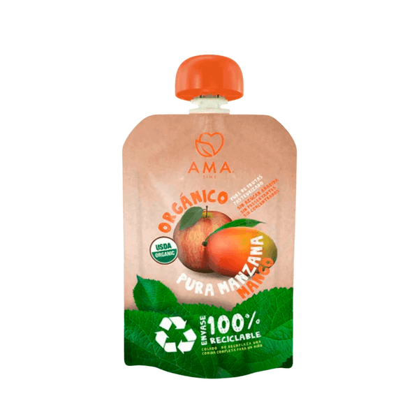 Purê Maçã e Manga Orgânico Ama Time – 90g