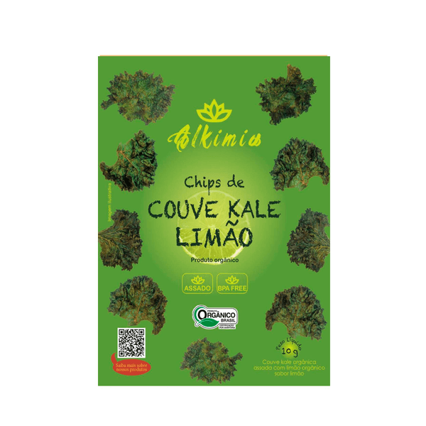 Chips Couve Kale Limão Orgânico Alkimia – 10g