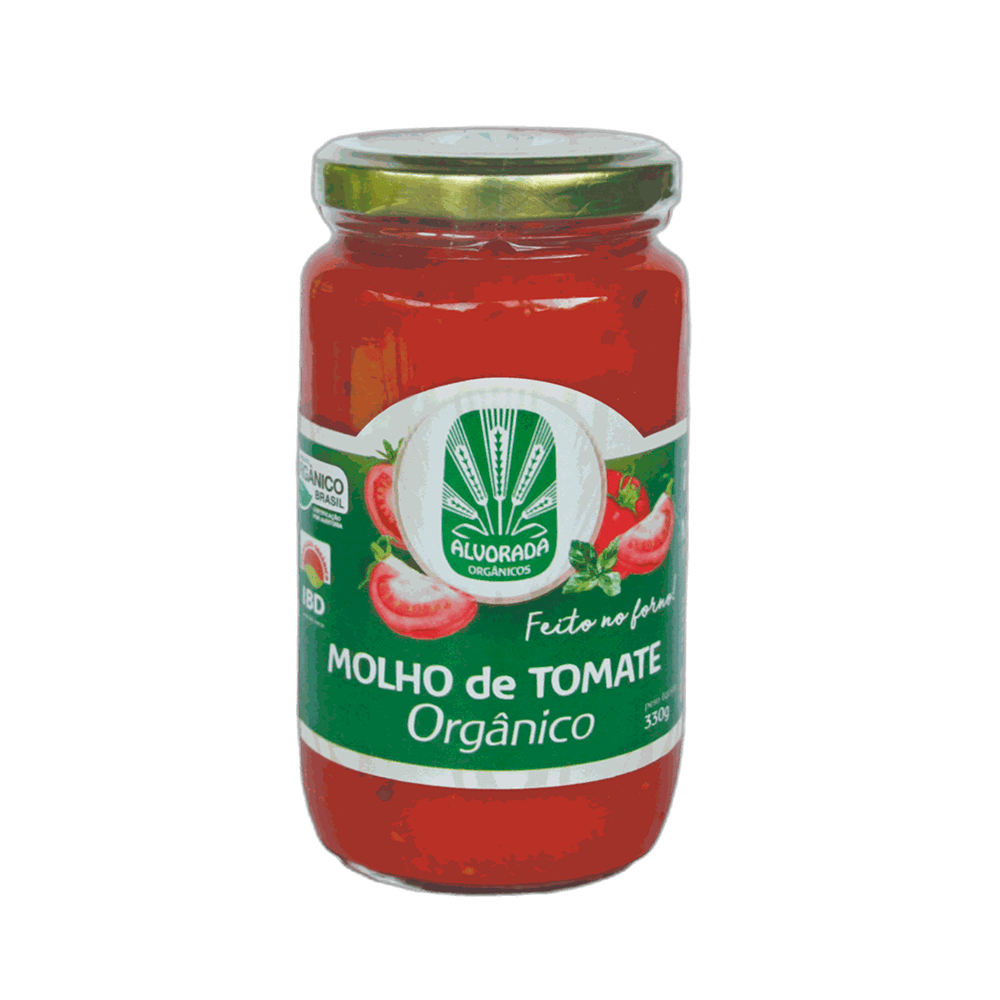 Molho de Tomate Orgânico Alvorada – 330g