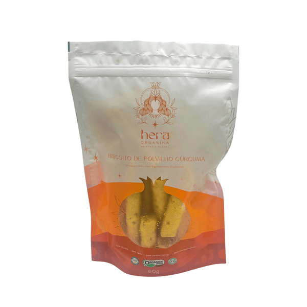 Biscoito Polvilho Cúrcuma Hera Organika – 60g