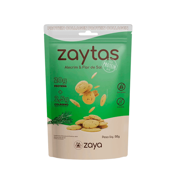 Lascas Sem Glúten Alecrim Protein Zaya– 50g