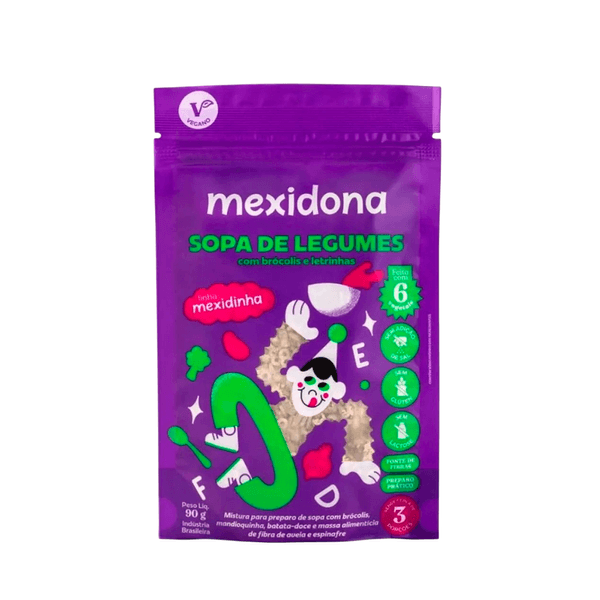 Sopa Sem Glúten Brócolis e Letrinhas Mexidona – 90g