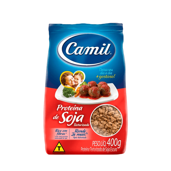 Proteína Texturizada de Soja Carne Camil – 400g