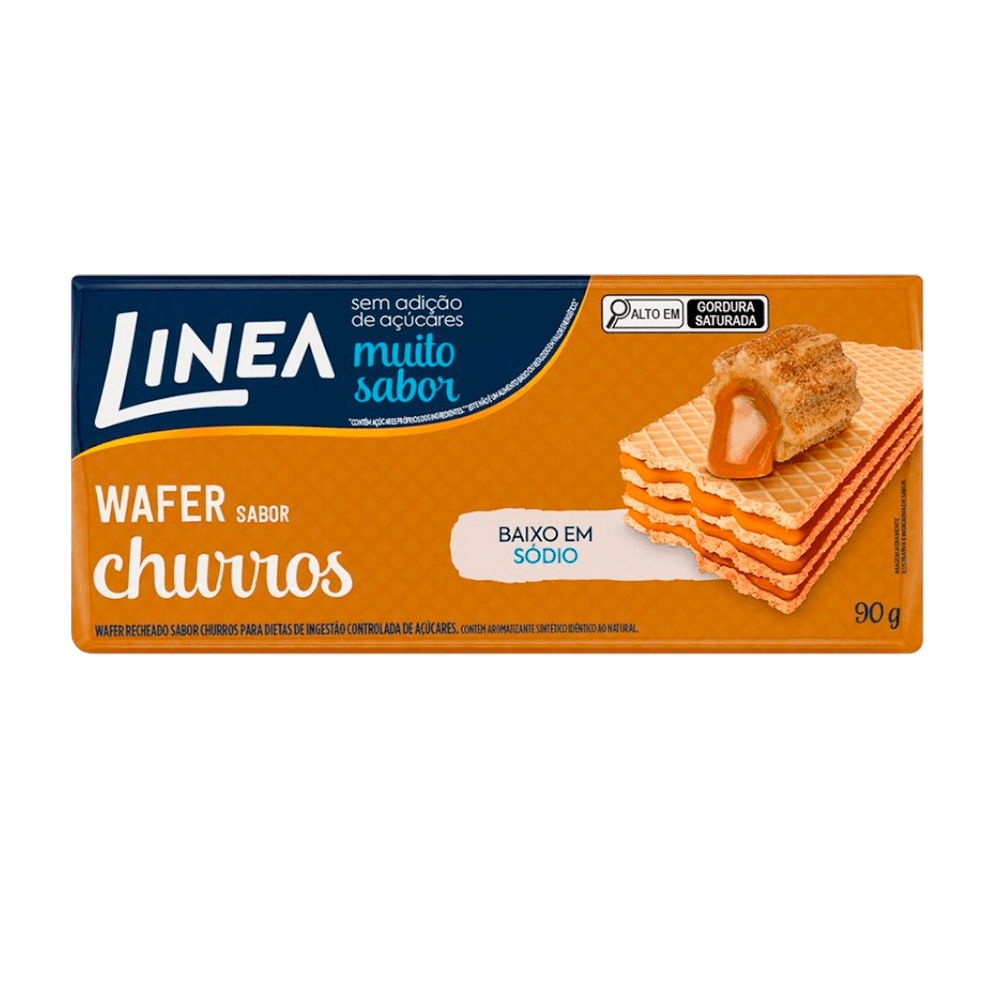 Wafer Churros Sem Açúcar Linea – 90g