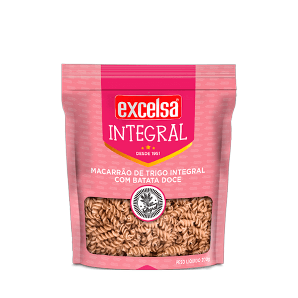 Macarrão Integral Batata Doce Excelsa – 200g