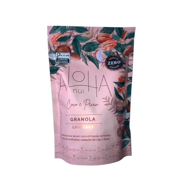Granola Sem Açúcar Coco Pecan Aloha Nui – 200g