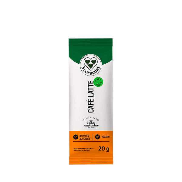 Café com Leite Vegano 3 Corações – 10x20g