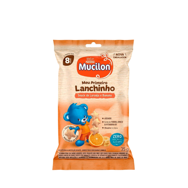 Snack Mucilon Laranja e Banana Nestlé – 35g