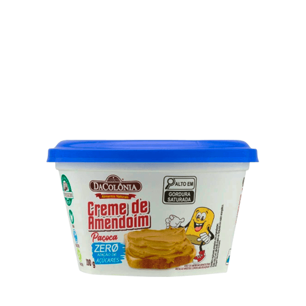 Pasta de Amendoim Sem Açúcar DaColônia – 200g
