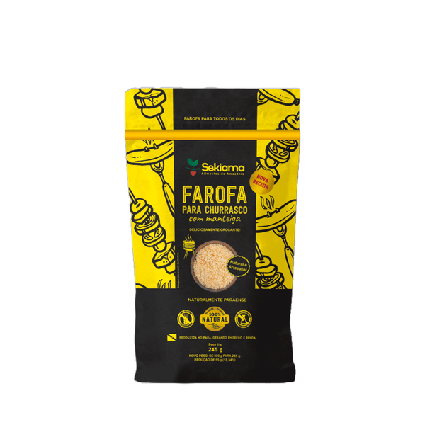 Farofa Tradicional para Churrasco Sekiama – 245g