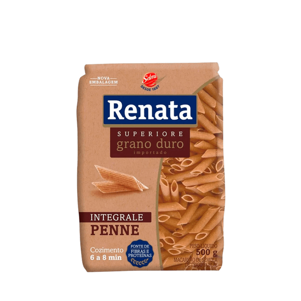 Macarrão Penne Integral Renata – 500g