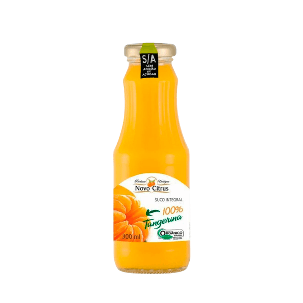 Suco Integral Orgânico de Tangerina Novo Citrus – 300ml
