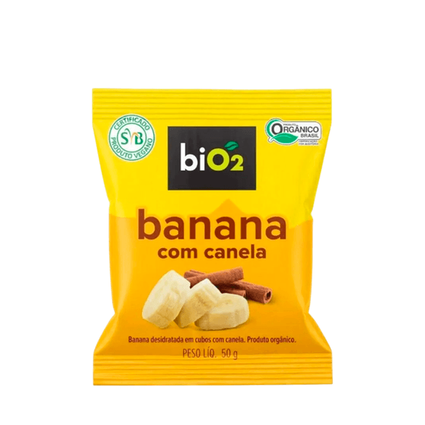 Snack Banana com Canela Sem Glúten Bio2 – 50g