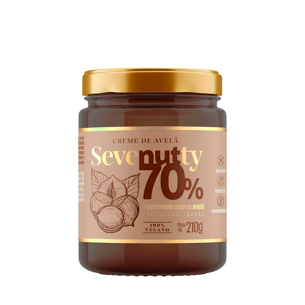 Creme de Avelã 70% Sevenutty - 210g