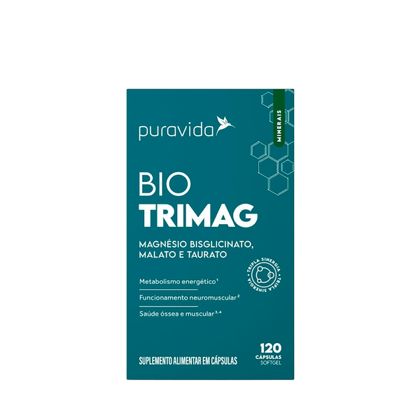 Suplemento Bio Trimag Puravida – 120 Cápsulas
