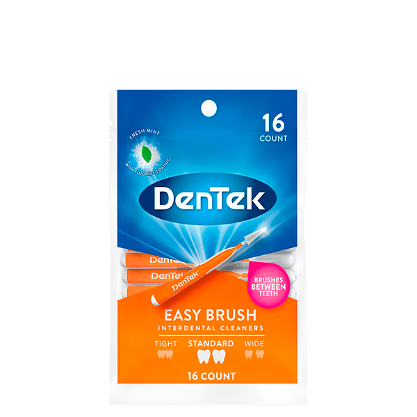 Escova Dental Easy Brush Stand DenTek – 16 Unidades